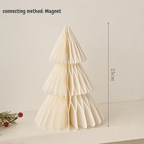 Honeycomb Display Christmas Tree Paper folding origami for tabletop counter top shelf display