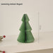 Honeycomb Display Christmas Tree Paper folding origami for tabletop counter top shelf display