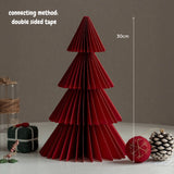 Honeycomb Display Christmas Tree Paper folding origami for tabletop counter top shelf display