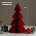 Honeycomb Display Christmas Tree Paper folding origami for tabletop counter top shelf display
