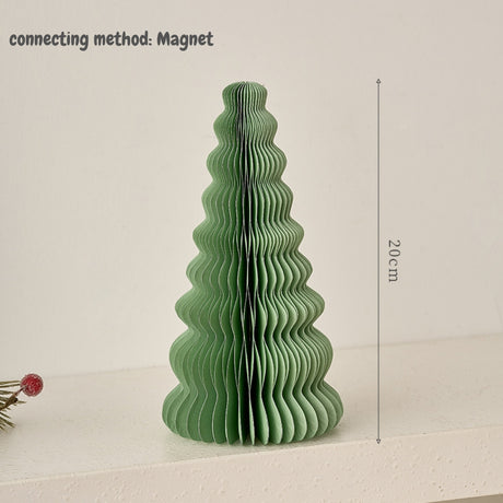 Honeycomb Display Christmas Tree Paper folding origami for tabletop counter top shelf display