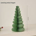Honeycomb Display Christmas Tree Paper folding origami for tabletop counter top shelf display