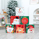 Christmas Banner balloon Decoration Backdrop Stacking display box Photo props
