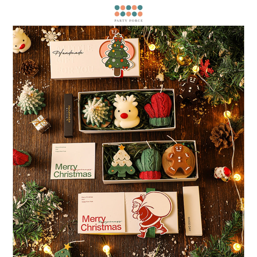 Christmas Scented Candle Creative Gift box Set