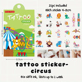 Cute Cartoon Tattoo Sticker Set