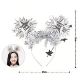 Happy New Year party Decoration Foil Balloon Tableware for New Year Party Decoration