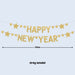 Happy New Year party Decoration Foil Balloon Tableware for New Year Party Decoration