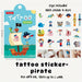Cute Cartoon Tattoo Sticker Set