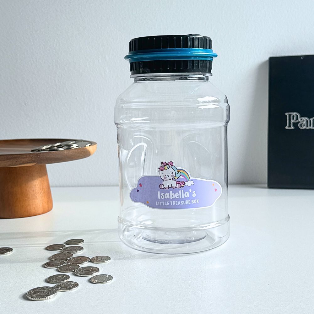 [SG Seller] - Personalised Piggy Bank with Digital Counter And LCD Display Kids Birthday Gift