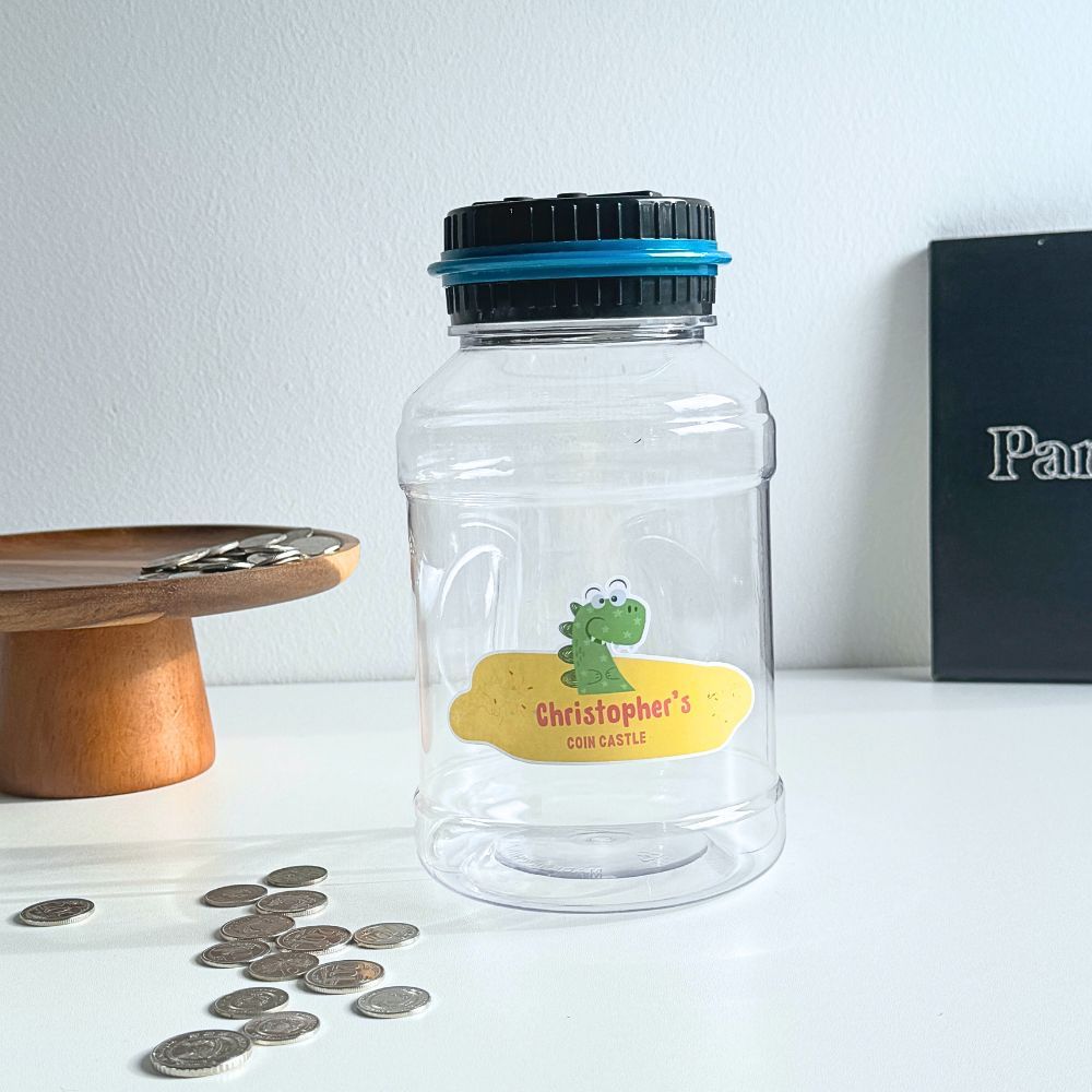 [SG Seller] - Personalised Piggy Bank with Digital Counter And LCD Display Kids Birthday Gift