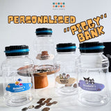 [SG Seller] - Personalised Piggy Bank with Digital Counter And LCD Display Kids Birthday Gift