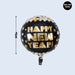 Happy New Year party Decoration Foil Balloon Tableware for New Year Party Decoration