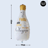 Happy New Year party Decoration Foil Balloon Tableware for New Year Party Decoration