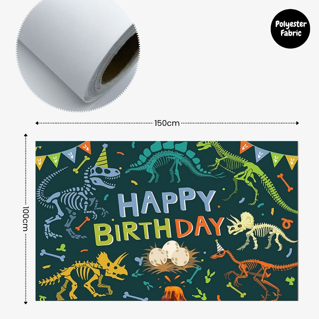 Personalised Dinosaur Theme Birthday Balloon Party Balloon Banner Decoration