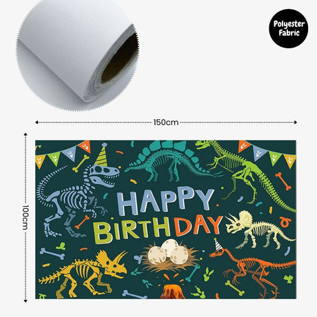 Personalised Dinosaur Theme Birthday Balloon Party Balloon Banner Decoration