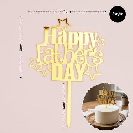 [SG Instock] Fathers Day Banner Balloon Decoration Father's Day Cake Topper Best Dad Ever Happy Father Day Gift