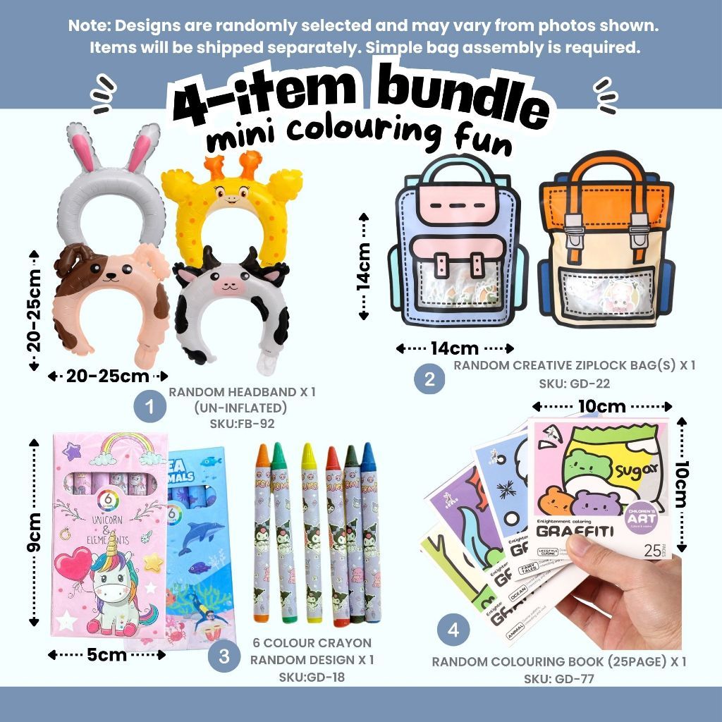 All goodie bag gift for Kid's Birthday Children's day Christmas