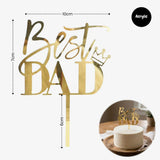 [SG Instock] Fathers Day Banner Balloon Decoration Father's Day Cake Topper Best Dad Ever Happy Father Day Gift