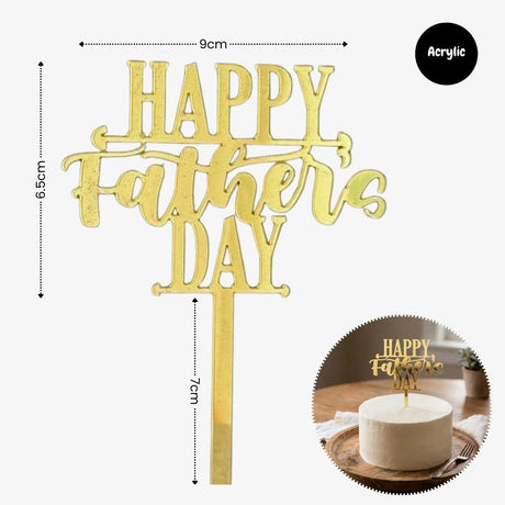 [SG Instock] Fathers Day Banner Balloon Decoration Father's Day Cake Topper Best Dad Ever Happy Father Day Gift
