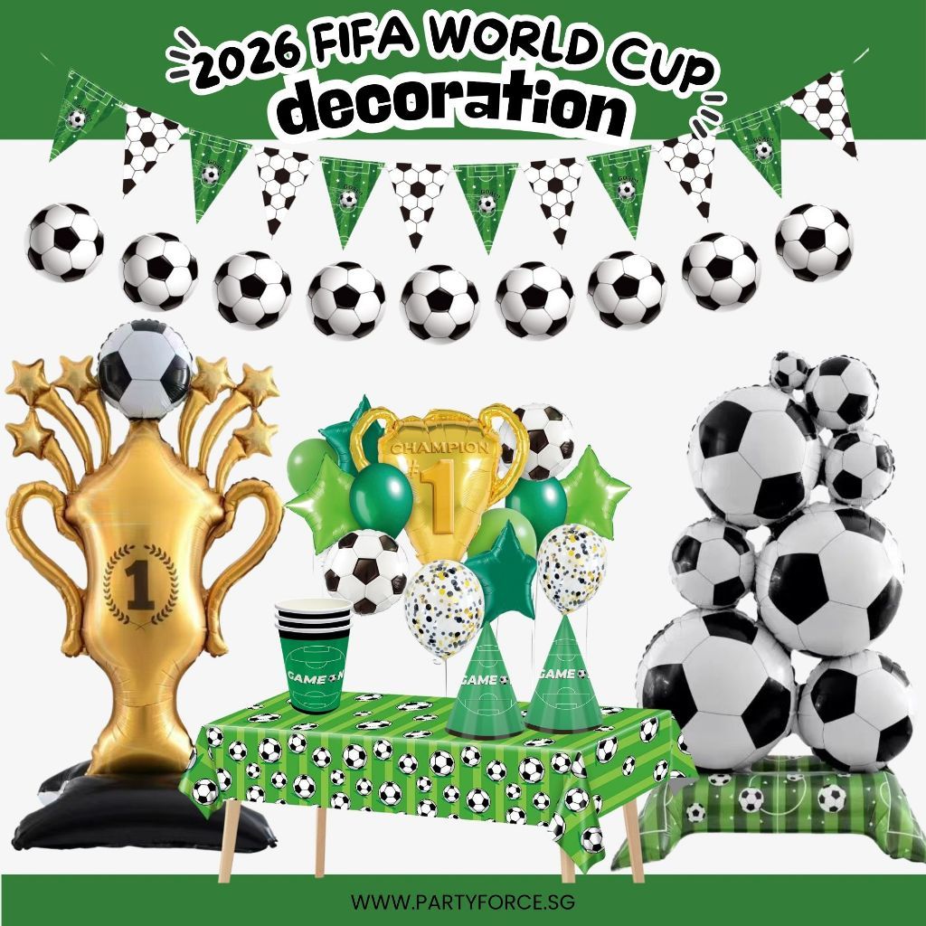 FIFA World Cup Decoration Football Soccer Theme Birthday Party Decoration