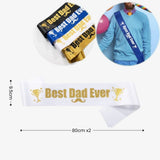 [SG Instock] Fathers Day Banner Balloon Decoration Father's Day Cake Topper Best Dad Ever Happy Father Day Gift