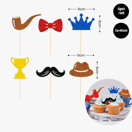 [SG Instock] Fathers Day Banner Balloon Decoration Father's Day Cake Topper Best Dad Ever Happy Father Day Gift
