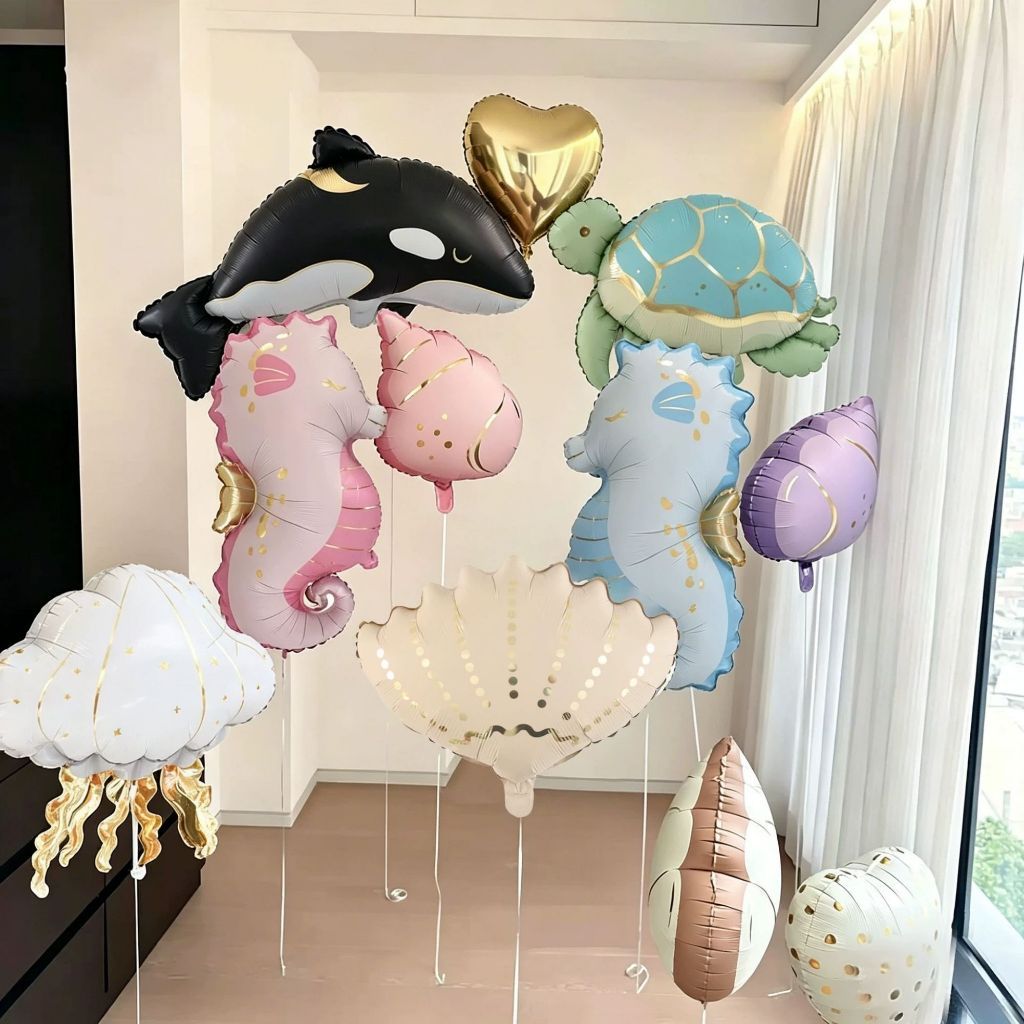 Personalised Under the Sea Animal Theme Birthday Party Decoration