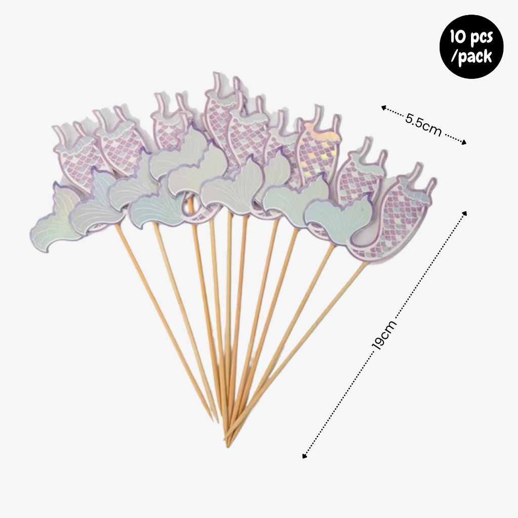 [SG Instock] - Personalised Mermaid Theme Birthday Party Balloon Banner Decoration