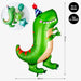 Personalised Dinosaur Theme Birthday Balloon Party Balloon Banner Decoration