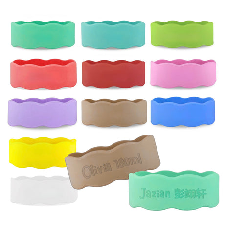 Personalised Name Label Milk Bottle Band Kids Water Bottle Band