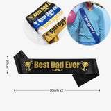 [SG Instock] Fathers Day Banner Balloon Decoration Father's Day Cake Topper Best Dad Ever Happy Father Day Gift