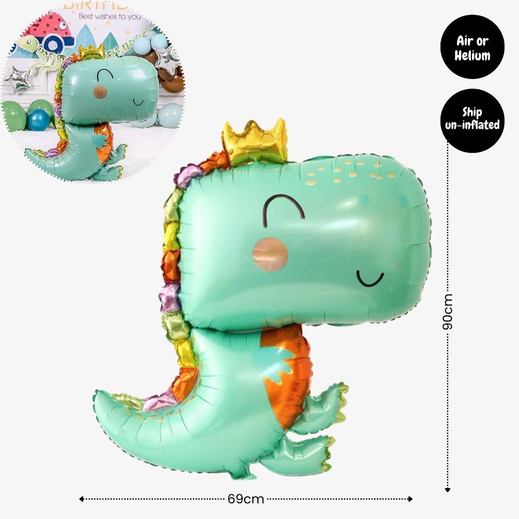 Personalised Dinosaur Theme Birthday Balloon Party Balloon Banner Decoration