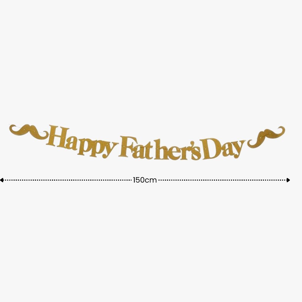[SG Instock] Fathers Day Banner Balloon Decoration Father's Day Cake Topper Best Dad Ever Happy Father Day Gift