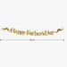 [SG Instock] Fathers Day Banner Balloon Decoration Father's Day Cake Topper Best Dad Ever Happy Father Day Gift