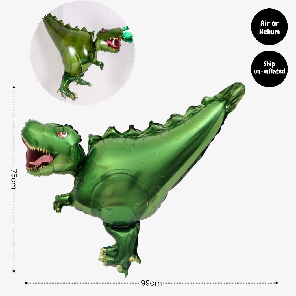 Personalised Dinosaur Theme Birthday Balloon Party Balloon Banner Decoration