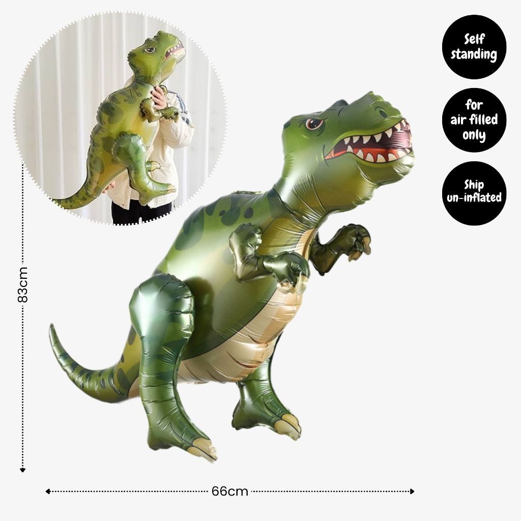 Personalised Dinosaur Theme Birthday Balloon Party Balloon Banner Decoration
