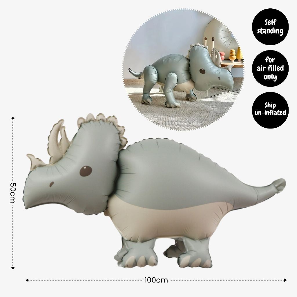 Personalised Dinosaur Theme Birthday Balloon Party Balloon Banner Decoration