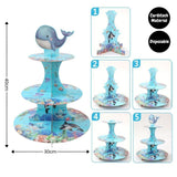 Personalised Under the Sea Animal Theme Birthday Party Decoration