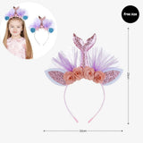 [SG Instock] - Personalised Mermaid Theme Birthday Party Balloon Banner Decoration