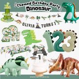 Personalised Dinosaur Theme Birthday Balloon Party Balloon Banner Decoration