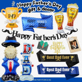 [SG Instock] Fathers Day Banner Balloon Decoration Father's Day Cake Topper Best Dad Ever Happy Father Day Gift