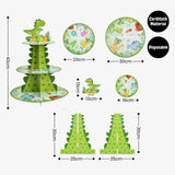 Personalised Dinosaur Theme Birthday Balloon Party Balloon Banner Decoration