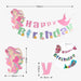 [SG Instock] - Personalised Mermaid Theme Birthday Party Balloon Banner Decoration