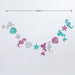 [SG Instock] - Personalised Mermaid Theme Birthday Party Balloon Banner Decoration