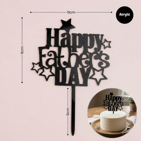 [SG Instock] Fathers Day Banner Balloon Decoration Father's Day Cake Topper Best Dad Ever Happy Father Day Gift