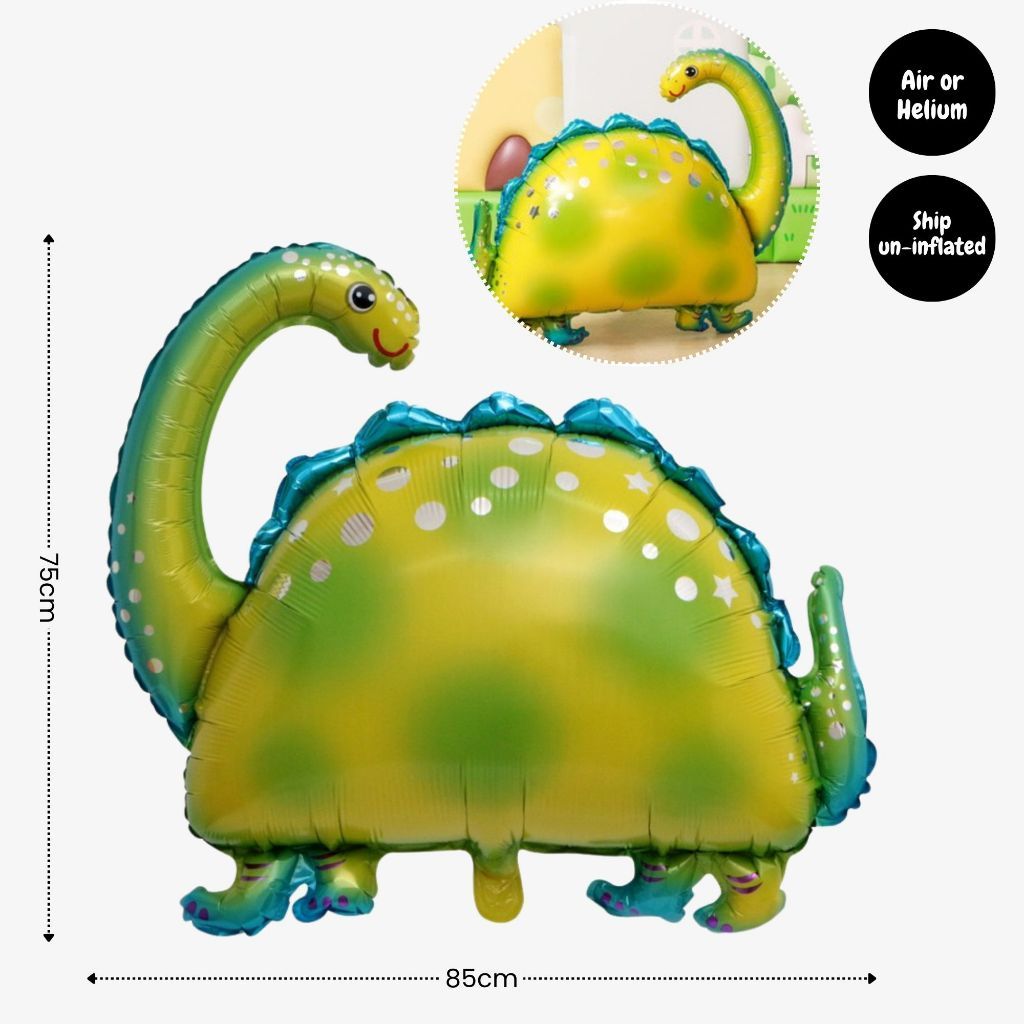 Personalised Dinosaur Theme Birthday Balloon Party Balloon Banner Decoration