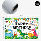 Personalised Dinosaur Theme Birthday Balloon Party Balloon Banner Decoration