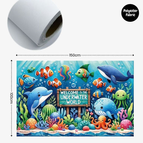 Personalised Under the Sea Animal Theme Birthday Party Decoration