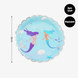 [SG Instock] - Personalised Mermaid Theme Birthday Party Balloon Banner Decoration