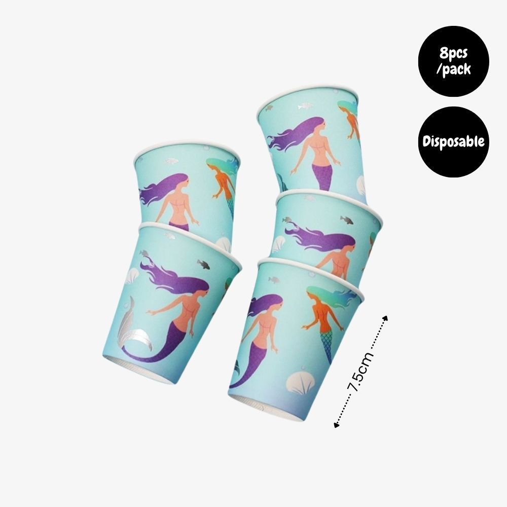 [SG Instock] - Personalised Mermaid Theme Birthday Party Balloon Banner Decoration
